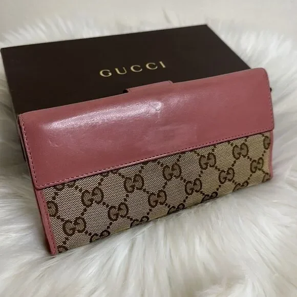 💯Authentic Gucci Bifold Long wallet 🍀 - Picture 4 of 15